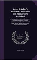 Orton & Sadler's Business Calculation and Accountants Assistant