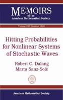 Hitting Probabilities for Nonlinear Systems of Stochastic Waves