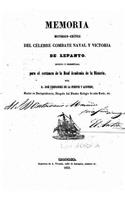 Memoria histórico-crítica del célebre combate naval y victoria de Lepanto
