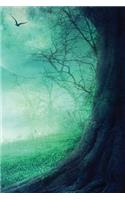 Somber Glade Grid Notebook