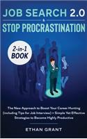 Job Search and Stop Procrastination 2-in-1 Book