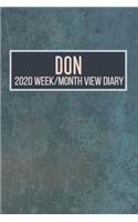 DON 2020 Week/Month View Diary