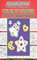 Christmas Color By Number Coloring Book For Kids