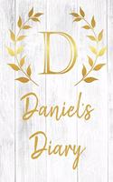 Daniel's Diary: Personalized Diary for Daniel / Journal / Notebook - D Monogram Initial & Name - Great Christmas or Birthday Gift