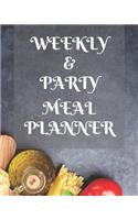 Weekly Meal & Party Planner