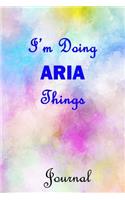 I'm Doing ARIA Things Journal