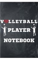 Volleyball Player Notebook