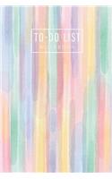 To Do List Notebook: Colorful Line Cover - Daily To Do Organizer - Work Day Schedule Appointment Notebook - Minimalist Planner - Checklist Productivity Journal - Action (9 Undated Daily To-Do Planner Notepad)