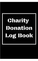 Charity Donation Log Book
