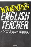 Warning English Teacher