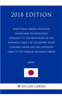 Ministerial Order Specifying Goods and Technologies Pursuant to the Provisions of the Appended Table 1 of the Export Trade Control Order and the Appended Table of the Foreign Exchange Order (Japan) (2018 Edition)