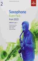 Saxophone Exam Pack from 2022, ABRSM Grade 2: Selected from the syllabus from 2022. Score & Part, Audio Downloads, Scales & Sight-Reading(ABRSM Exam Pieces)