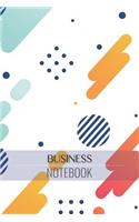 Business Notebook: Organize Notes, Ideas, Follow Up, Project Management, 6 X 9 (15.24 X 22.86 CM) - 110 Pages - Durable Soft Cover - Blanc