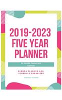 2019-2023 Five Year Planner: 60 Months Planner and Calendar, Agenda Planner and Schedule Organizer