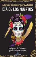 Día de los Muertos - Libro de colorear para adultos