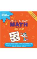 Page a Day Math Addition & Math Handwriting Book 4 Set 2: Practice Writing Numbers & Adding 7 to Numbers 6-10