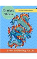 Drachen Thema: Erwachsenes Malbuch