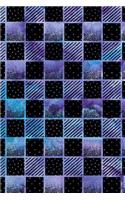 Journal Notebook Squares and Dots Pattern 3