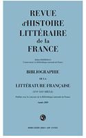 Bibliographie de la Litterature Francaise