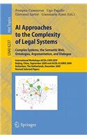 AI Approaches to the Complexity of Legal Systems