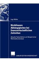 Nichtlineare Abhängigkeiten Bei Finanzwirtschaftlichen Zeitreihen