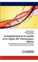 Competitividad de La Vainilla En La Region del Totonacapan, Mexico