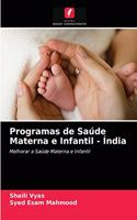Programas de Saúde Materna e Infantil - Índia