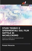 Studi Teorici E Sperimentali Sul Film Sottile Di Nichelcromo