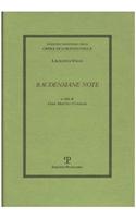 Raudensiane Note: (3 Edizione Nazionale Delle Opere Di Lorenzo Valla)