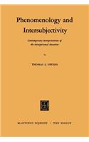 Phenomenology and Intersubjectivity