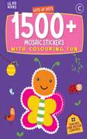 Lil Big Books : Lots Of Dots 1500 + Mosaic Stickers With Colouring Fun C