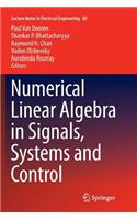 Numerical Linear Algebra in Signals, Systems and Control