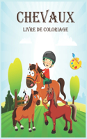 Chevaux Livre de Coloriage