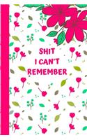 Shit I Can't Remember