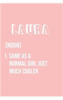 Laura Same as a normal girl just much cooler