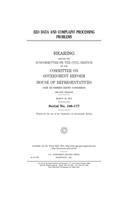 EEO data and complaint processing problems