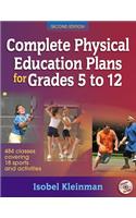 Complete Physical Education Plans for Grades 5 to 12-2nd Ed