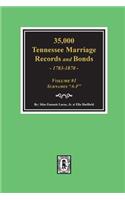 35,000 Tennessee Marriage Records and Bonds 1783-1870, 