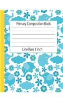 Primary Composition Book Line Rule 1 inch