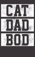 Cat Dad Bod Gift Notebook