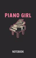 Piano Girl Notebook
