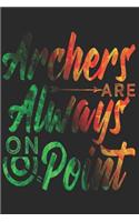 Bogenschießen Notizbuch