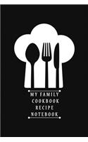 My Family Cookbook Recipe Notebook