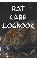 Rat Care Logbook