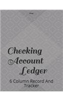 Checking Account Ledger