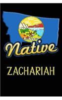 Montana Native Zachariah: College Ruled Composition Book