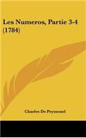 Les Numeros, Partie 3-4 (1784)