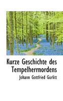 Kurze Geschichte Des Tempelherrnordens