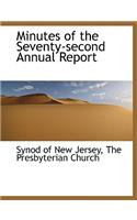 Minutes of the Seventy-Second Annual Report