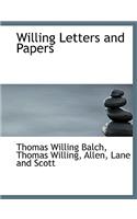 Willing Letters and Papers